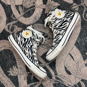 Converse All Star zebra high top 🦓